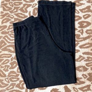 Chicos Travelers Pull On Pants Women’s Black Slinky wrinkle free Acetate Size XL